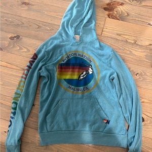 Aviator nation blue hoodie